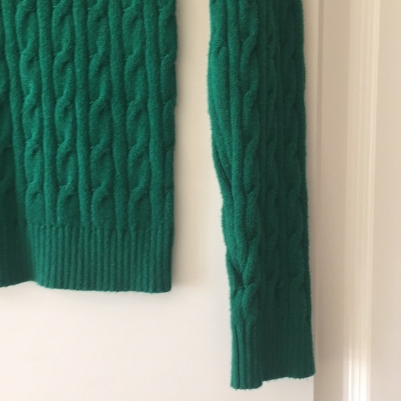 Emerald Green Charter Club Sweater Size M. GUC - Picture 5 of 7